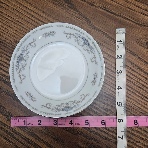 Set of 4 Vintage Wade Fine Porcelain China‎ Diane Bread Plates - Picture 7 of 8